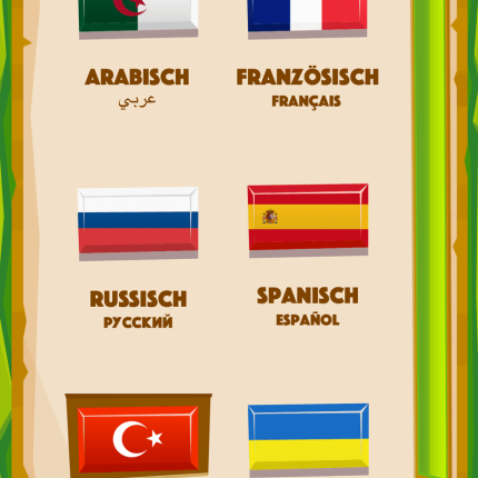 Mitsprache-App Sprachauswahl