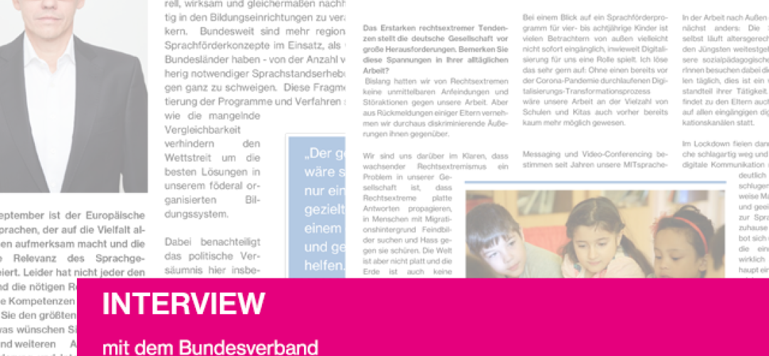 Vollständiges Interview zu Sprachförderung und Integration mit dem Bundesverband Deutscher Stiftungen