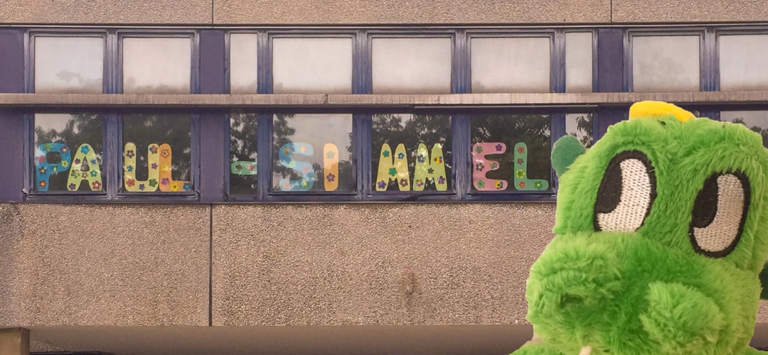 Paul Simmel Grundschule mit Drache Konstantin