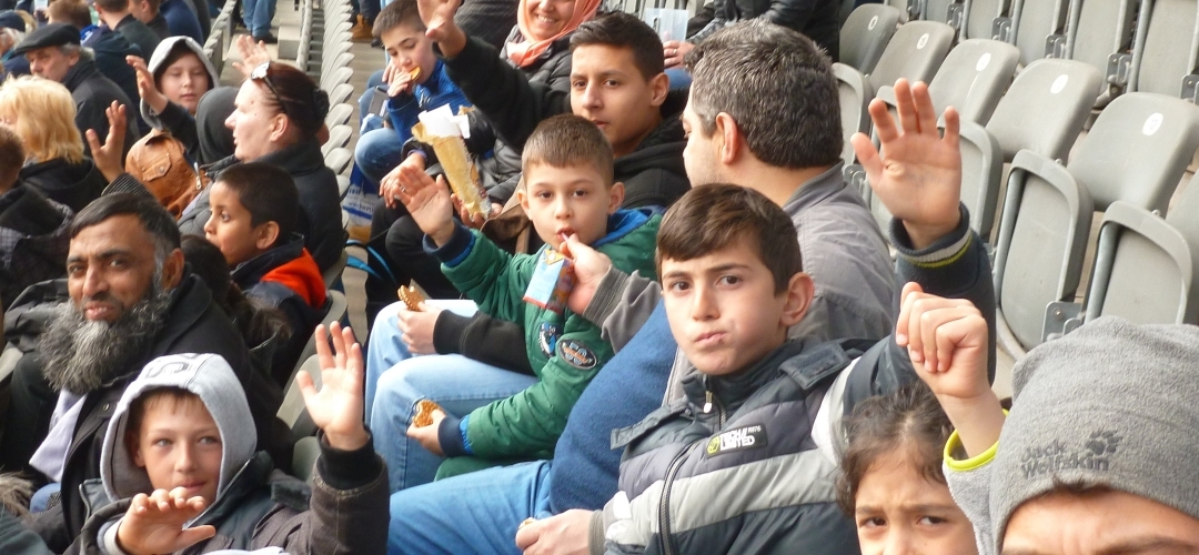 MITsprache live bei Hertha BSC