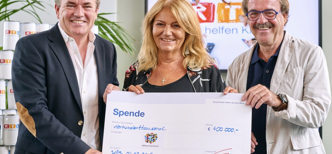 RTL Stiftung Wir helfen Kindern e.V. unterstützt Stiftung Fairchance